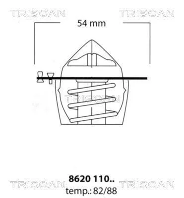 Термостат TRISCAN 862011088 (фото 1)