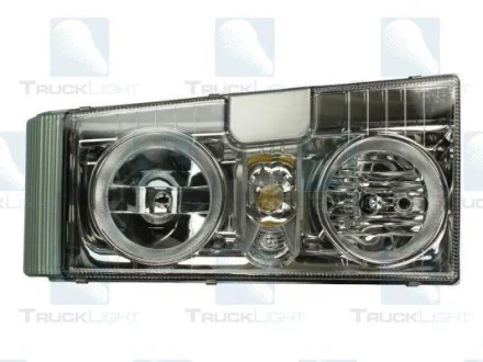 Фара прав (H1/H7, електричн, без мотора, колір відбивача: хром) RVI MAGNUM 05.00- TRUCKLIGHT HL-RV006R