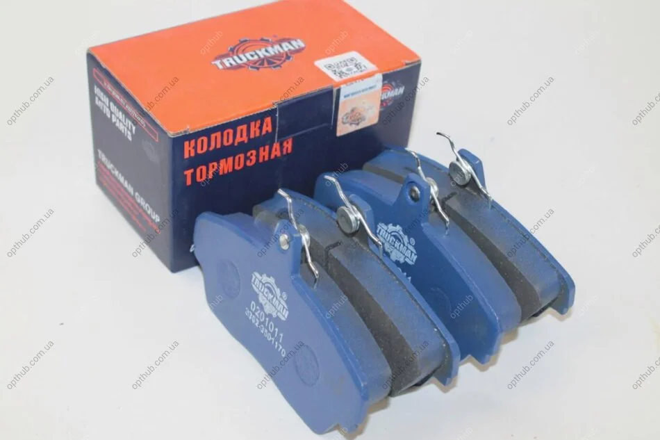 Колодка тормозная передн. Газель,Волга (компл.4шт) (произ-во) Truckman 3302-3501170 (фото 1)