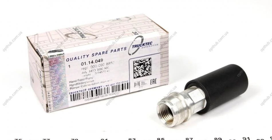 Насос топливный ручной подкачки MB OM314-364 (M16x1.5mm) AUTOMOTIVE UA63 TRUCKTEC 01.14.049 (фото 1)