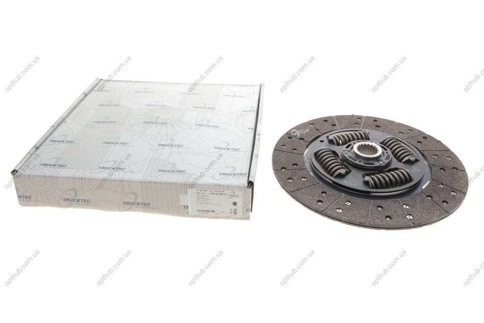Диск зчеплення MB Vario 4.3 (d=362mm) AUTOMOTIVE UA63 TRUCKTEC 01.23.168 (фото 1)