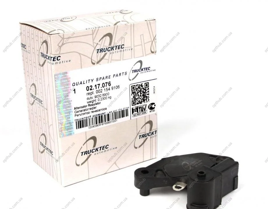 Реле генератора (12V) Citroen Berlingo/Fiat Scudo/Ducato/VW T4 (Valeo) AUTOMOTIVE UA63 TRUCKTEC 02.17.076 (фото 1)