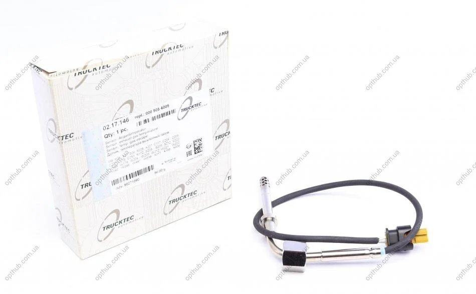 Датчик температури ВГ (в каталізаторі) MB Sprinter 906 06- AUTOMOTIVE UA63 TRUCKTEC 02.17.146 (фото 1)