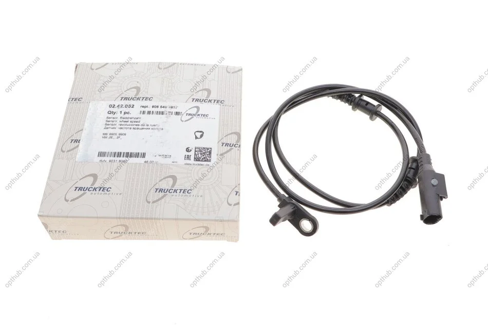 Датчик ABS (передній) MB Sprinter/VW Crafter 11- AUTOMOTIVE UA63 TRUCKTEC 02.42.062 (фото 1)