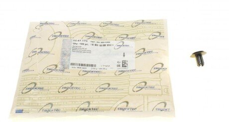 Кліпса кріплення облицювання BMW/MB/Mitsubishi/Smart/Volvo 90- AUTOMOTIVE (opt-om) TRUCKTEC 02.67.173