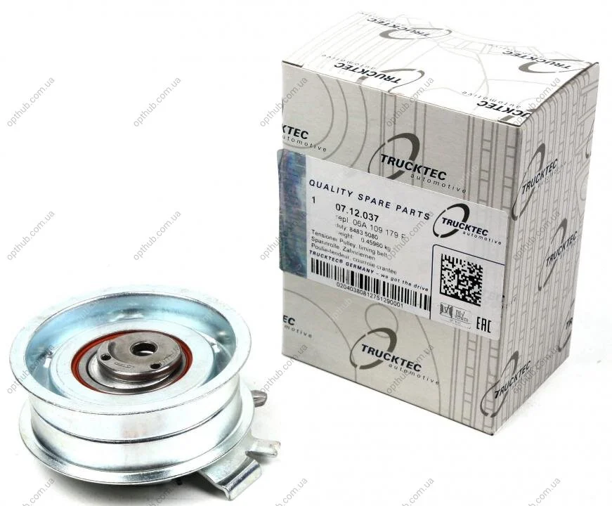 Ролик ГРМ VW Caddy 1.6E/T5 2.0E (натяжний) AUTOMOTIVE UA63 TRUCKTEC 07.12.037 (фото 1)