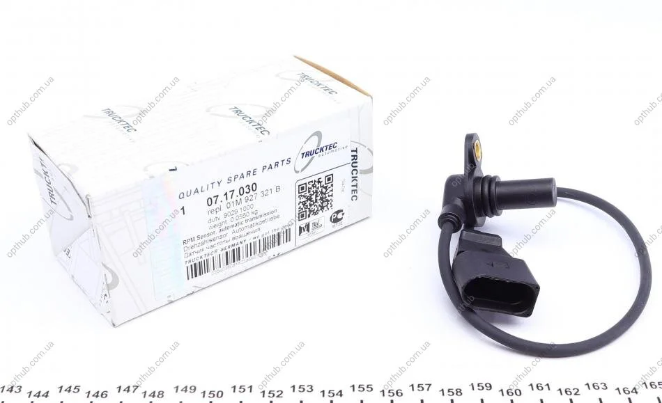 Датчик положення колінвалу Audi A3/Skoda Octavia/VW Golf/Seat Leon 1.6-2.8 96-10 (opt-om) TRUCKTEC 07.17.030 (фото 1)