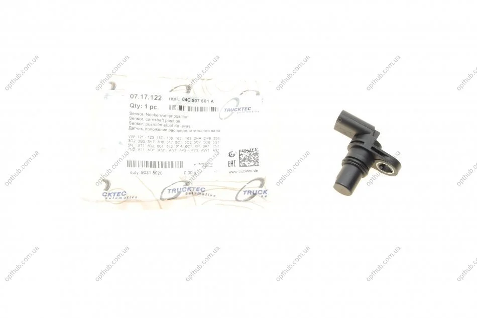 Датчик положення розподільного валу VW Caddy IV 15- AUTOMOTIVE UA63 TRUCKTEC 07.17.122 (фото 1)