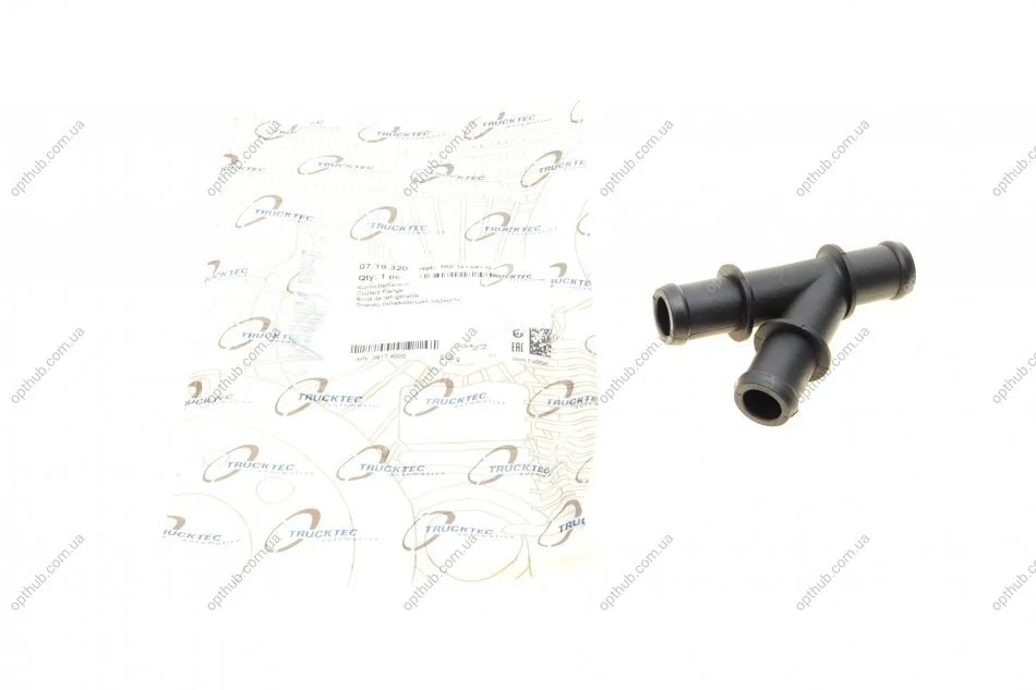 Фланець системи охолодження VW Caddy IV 1.0-1.4 TSI 15- AUTOMOTIVE UA63 TRUCKTEC 07.19.320 (фото 1)