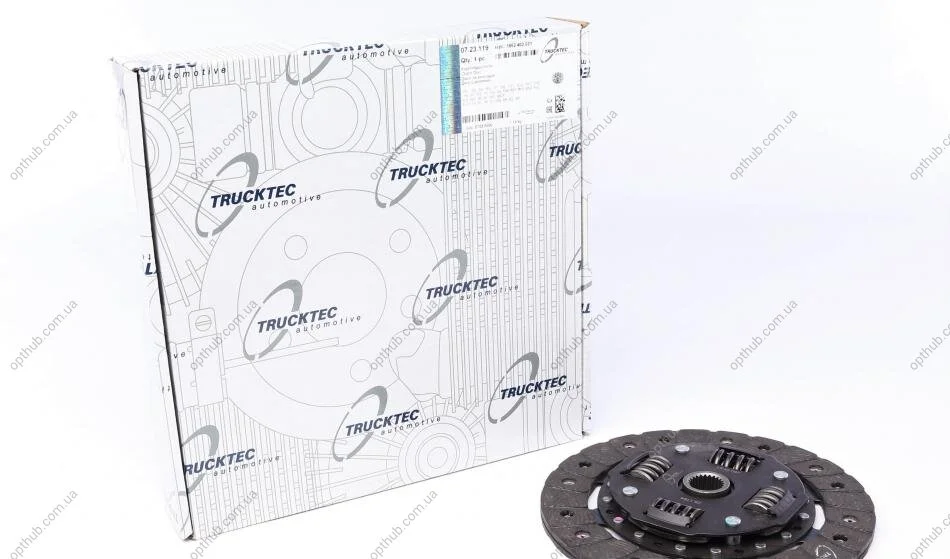 Диск сцепления VW Caddy II 1.4 95-04 (d=190mm) AUTOMOTIVE UA63 TRUCKTEC 07.23.119 (фото 1)