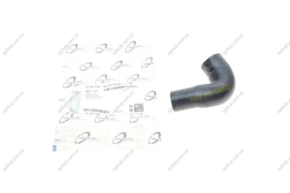 Патрубок системи охолодження VW Crafter 2.0TDI 11-16 AUTOMOTIVE (opt-om) TRUCKTEC 07.40.129 (фото 1)