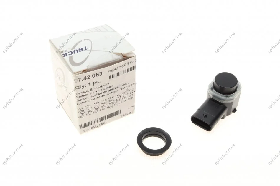 Датчик парковки (задній) Fiat Punto 03-15 AUTOMOTIVE UA63 TRUCKTEC 07.42.083 (фото 1)