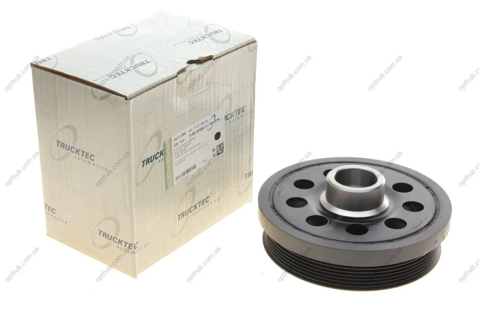 Шків колінвалу BMW 1 (E81)/3 (E90)/X1 (E84)/5 (E60)/X3 (E83/F25) 2.0D 04- (6PK), N47/M47 (opt-om) TRUCKTEC 08.11.054 (фото 1)