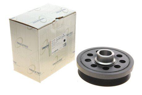 Шків колінвалу BMW 1 (E81)/3 (E90)/X1 (E84)/5 (E60)/X3 (E83/F25) 2.0D 04- (6PK), N47/M47 (opt-om) TRUCKTEC 08.11.054