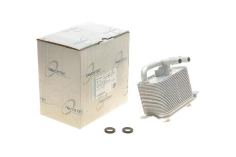 Радіатор масляний АКПП BMW 5 (E60)/7 (E65/E66/E67) 04-09 N43/N52/N53/N62 (теплообмінник) (opt-om) TRUCKTEC 08.18.046