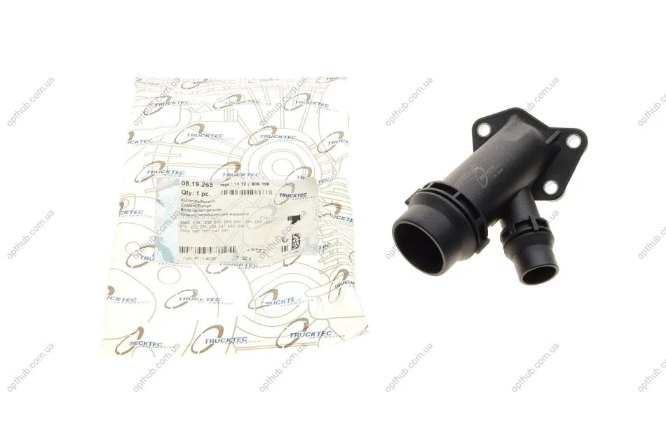 Фланець системи охолодження BMW 3 (E46)/5 (E39) 2.0-3.0d AUTOMOTIVE UA63 TRUCKTEC 08.19.265 (фото 1)
