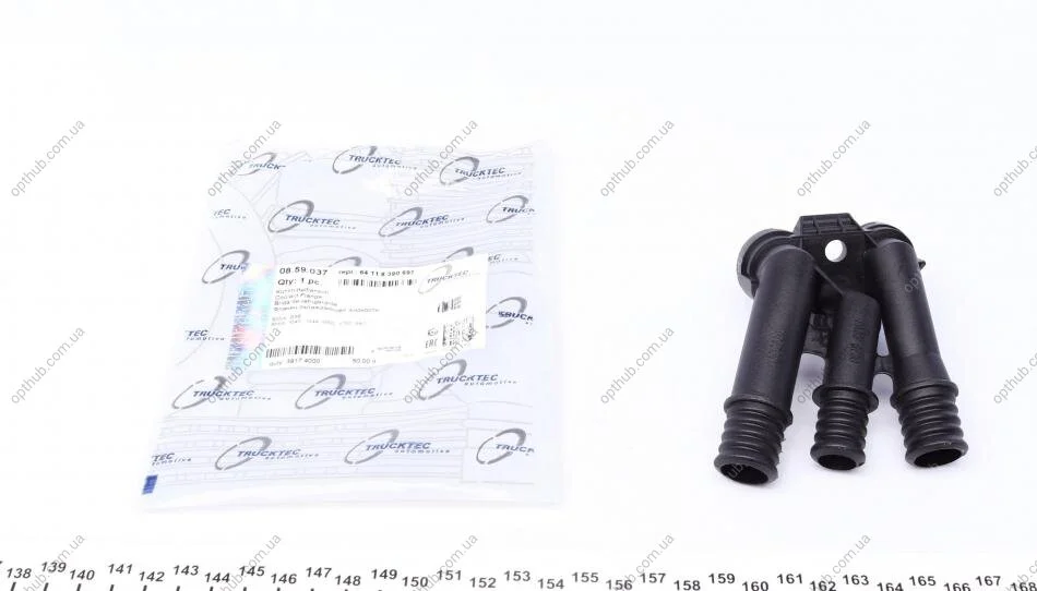 Фланець системи охолодження AUTOMOTIVE TRUCKTEC 08.59.037 (фото 1)
