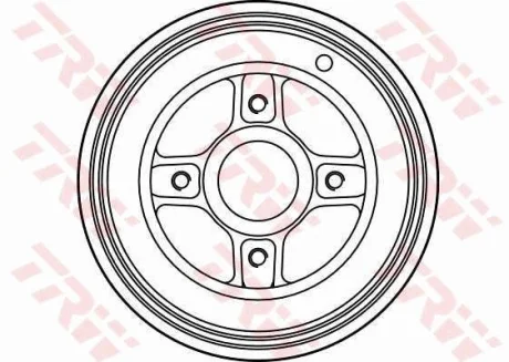 Гальмівний барабан задн DACIA LOGAN, LOGAN EXPRESS, LOGAN MCV, SANDERO RENAULT 19 II, 19 II CHAMADE, CLIO I, CLIO II, LOGAN I, MEGANE I, MEGANE I CLASSIC, MEGANE I COACH 1.0-2.0 03.92- TRW DB4214