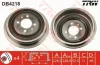 Гальмівний барабан задн RENAULT 21, KANGOO, KANGOO EXPRESS, LAGUNA I, MEGANE I, MEGANE SCÉNIC, RAPID, SCENIC I 1.2-Electric 06.86- TRW DB4218 (фото 1)