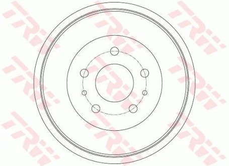 Гальмівний барабан задн FORD B-MAX, FOCUS II, FOCUS III 1.0-Electric 07.04-02.20 TRW DB4427