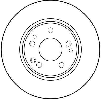 Диск тормозной TRW DF1581 (фото 1)