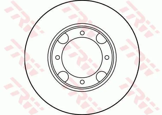 Диск гальмівний передн лів/прав HYUNDAI ACCENT, ACCENT I, PONY, PONY / EXCEL, S 1.3/1.5 10.85-01.00 TRW DF1958 (фото 1)