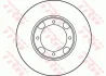 Диск гальмівний передн лів/прав HYUNDAI ACCENT, ACCENT I, PONY, PONY / EXCEL, S 1.3/1.5 10.85-01.00 TRW DF1958 (фото 1)