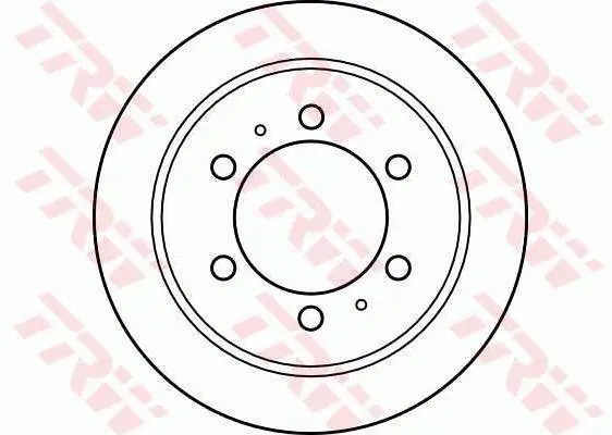 Диск гальмівний задн лів/прав DAEWOO KORANDO, MUSSO, REXTON SSANGYONG KORANDO, MUSSO, MUSSO SPORTS, REXTON / REXTON II 2.0-3.2 10.95- TRW DF4133 (фото 1)