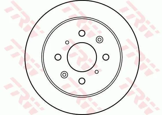 Диск гальмівний задн лів/прав ACURA INTEGRA HONDA ACCORD III, CITY IV, CIVIC IV, CIVIC V, CIVIC VI, CRX III, INTEGRA, JAZZ II, JAZZ III, LEGEND IV, NSX I 1.2-3.7 01.85-06.14 TRW DF4191 (фото 1)