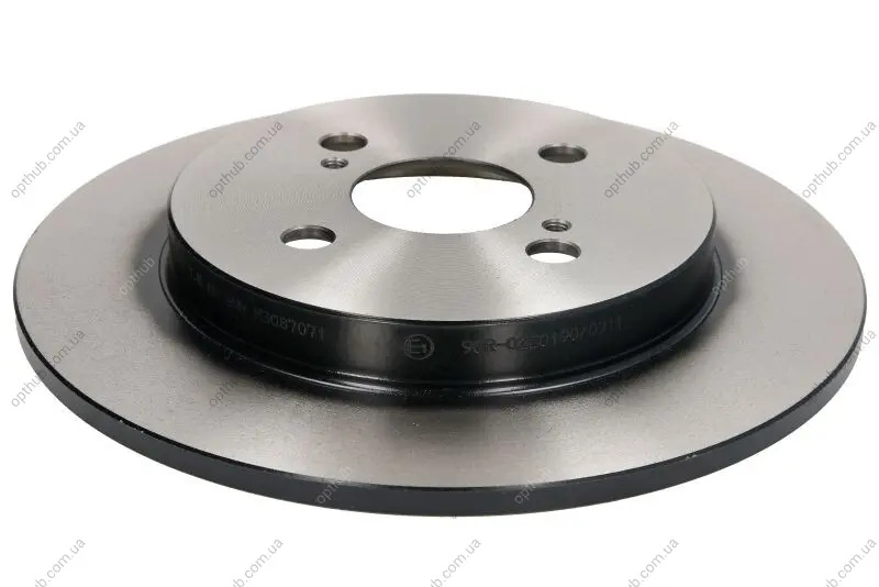 Диск гальмівний задн лів/прав TOYOTA IQ, RACTIS, YARIS, YARIS / VIOS ASTON MARTIN CYGNET 1.0-1.8 08.05-09.16 TRW DF4832 (фото 1)