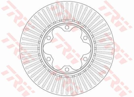 Диск гальмівний TRW DF6481