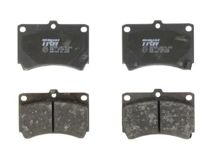 Колодка торм. диск. MAZDA 323 C IV (BG), 323 C V (BA), 323 F IV (BG) передн. (пр-во) TRW GDB1024