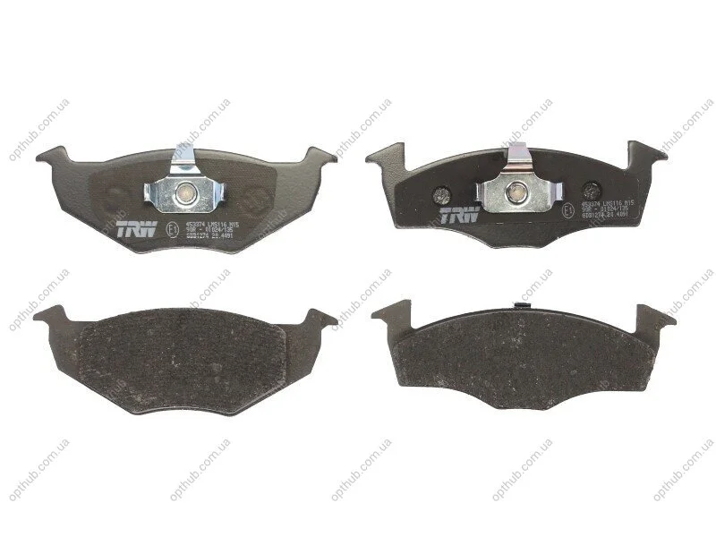 Колодка гальм. диск. SEAT IBIZA IV (6L1), SKODA FABIA (6Y2) передн. (вир-во) TRW GDB1274 (фото 1)