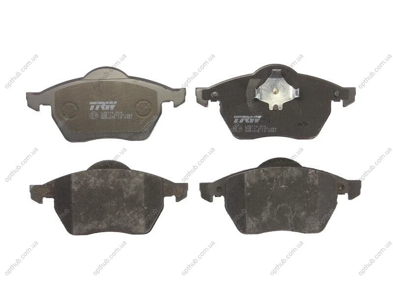Колодка гальм. диск. AUDI A3, SEAT IBIZA III, SKODA, VW передн. (вир-во) TRW GDB1275 (фото 1)