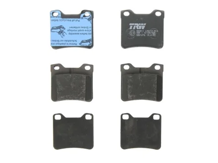 Комплект гальмівних колодок задн, PEUGEOT 406, 605, 607 1.6-3.0 10.89-08.05 TRW GDB1276