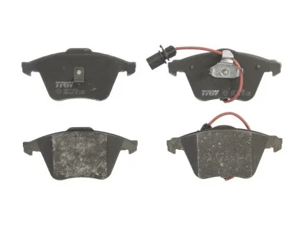 Колодка гальм. диск. AUDI A6 (4B, C5, 4F2), ALLROAD (4BH) передн. (вир-во) TRW GDB1528