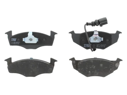 Комплект гальмівних колодок передн, SKODA FABIA I, FABIA I PRAKTIK, FABIA II VW POLO IV 1.0/1.2/1.4 12.99-12.14 TRW GDB1586