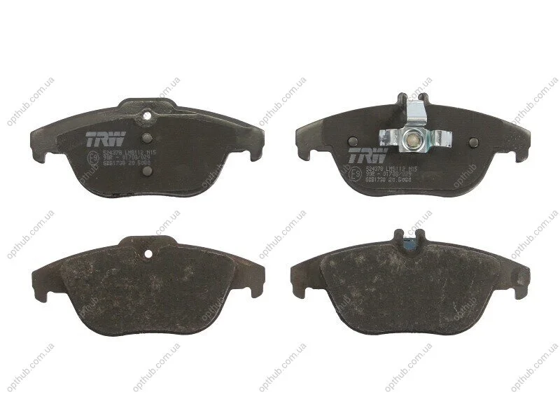 Колодка гальм. диск. MB C-CLASS(W204) 180-350 07-, GLK-CLASS200-350 08- задн. (вир-во) TRW GDB1738 (фото 1)
