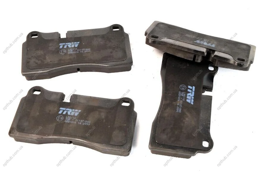 Колодки тормозные дисковые задние AUDI Q7 2006 -, R8 2007 - TRW GDB1816 (фото 1)