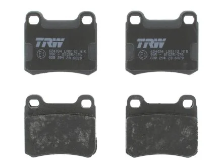 Колодка торм. диск. MB 190 (W201) задн. (пр-во) TRW GDB294