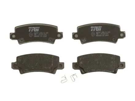 Колодка торм. диск. TOYOTA COROLLA задн. (пр-во) TRW GDB3289
