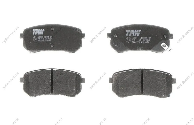 Тормозные колодки TRW GDB3370 (фото 1)