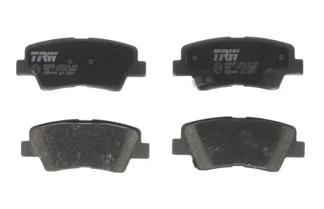 Колодка гальм. диск. HYUNDAI ACCENT IV, SONATA V задн. (вир-во) TRW GDB3494