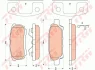 Комплект гальмівних колодок задн (з комплектуючими), CHRYSLER 200, SEBRING DODGE AVENGER, CALIBER JEEP COMPASS, PATRIOT 1.8-3.6ALK 06.06- TRW GDB4143 (фото 1)
