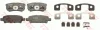 Комплект гальмівних колодок задн (з комплектуючими), CHRYSLER 200, SEBRING DODGE AVENGER, CALIBER JEEP COMPASS, PATRIOT 1.8-3.6ALK 06.06- TRW GDB4143 (фото 2)