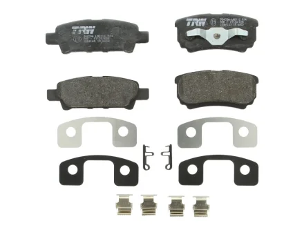 Комплект гальмівних колодок задн (з комплектуючими), CHRYSLER 200, SEBRING DODGE AVENGER, CALIBER JEEP COMPASS, PATRIOT 1.8-3.6ALK 06.06- TRW GDB4143
