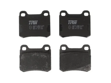 Колодка гальм. диск. MB 190 (W201), C-CLASS (W202) задн. (вир-во) TRW GDB911