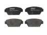 Комплект гальмівних колодок задн, MITSUBISHI COLT II, COLT III, ECLIPSE I, GALANT V, GALANT VI, GALANT VII, LANCER IV 1.5-2.4 06.84-08.96 TRW GDB945 (фото 1)