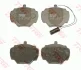 Комплект гальмівних колодок задн, LAND ROVER 90 I, DEFENDER, DISCOVERY I, RANGE ROVER I 2.0-4.3 08.81-02.16 TRW GDB976 (фото 2)