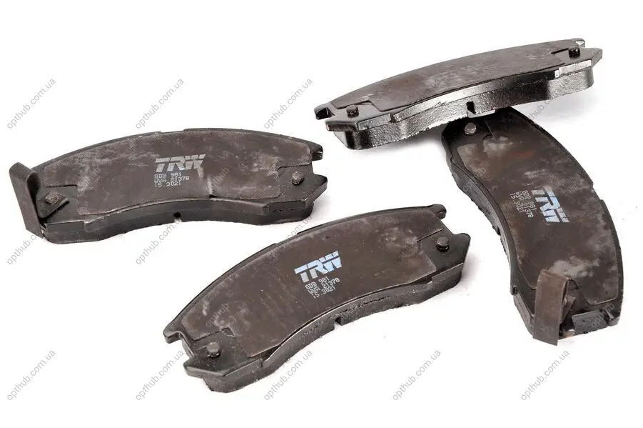 Комплект гальмівних колодок передн, FORD USA PROBE I, PROBE II MAZDA 626 II, 626 III 1.8-3.0 03.83-03.98 TRW GDB981 (фото 1)